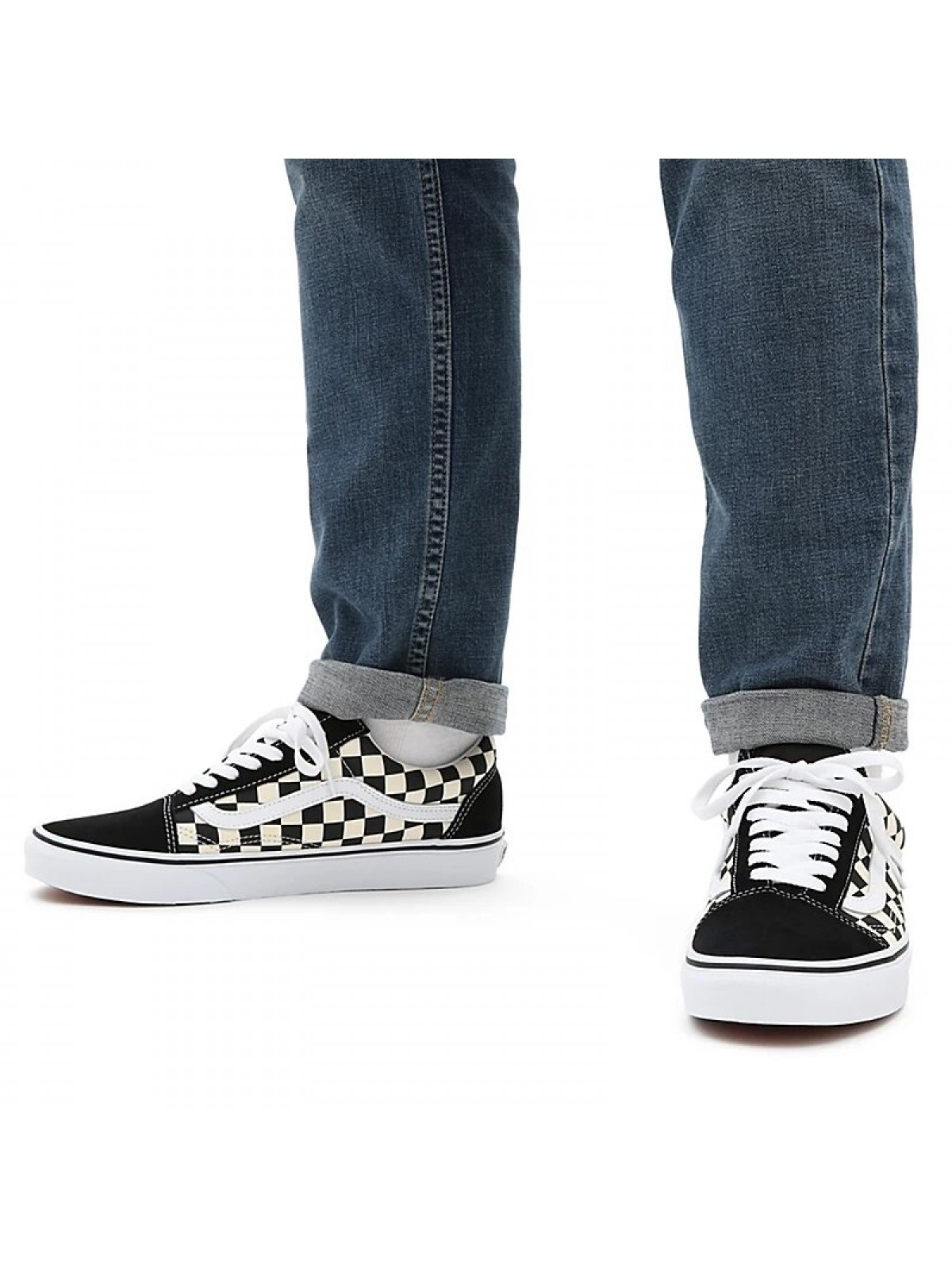 Vans old top skool damier soldes