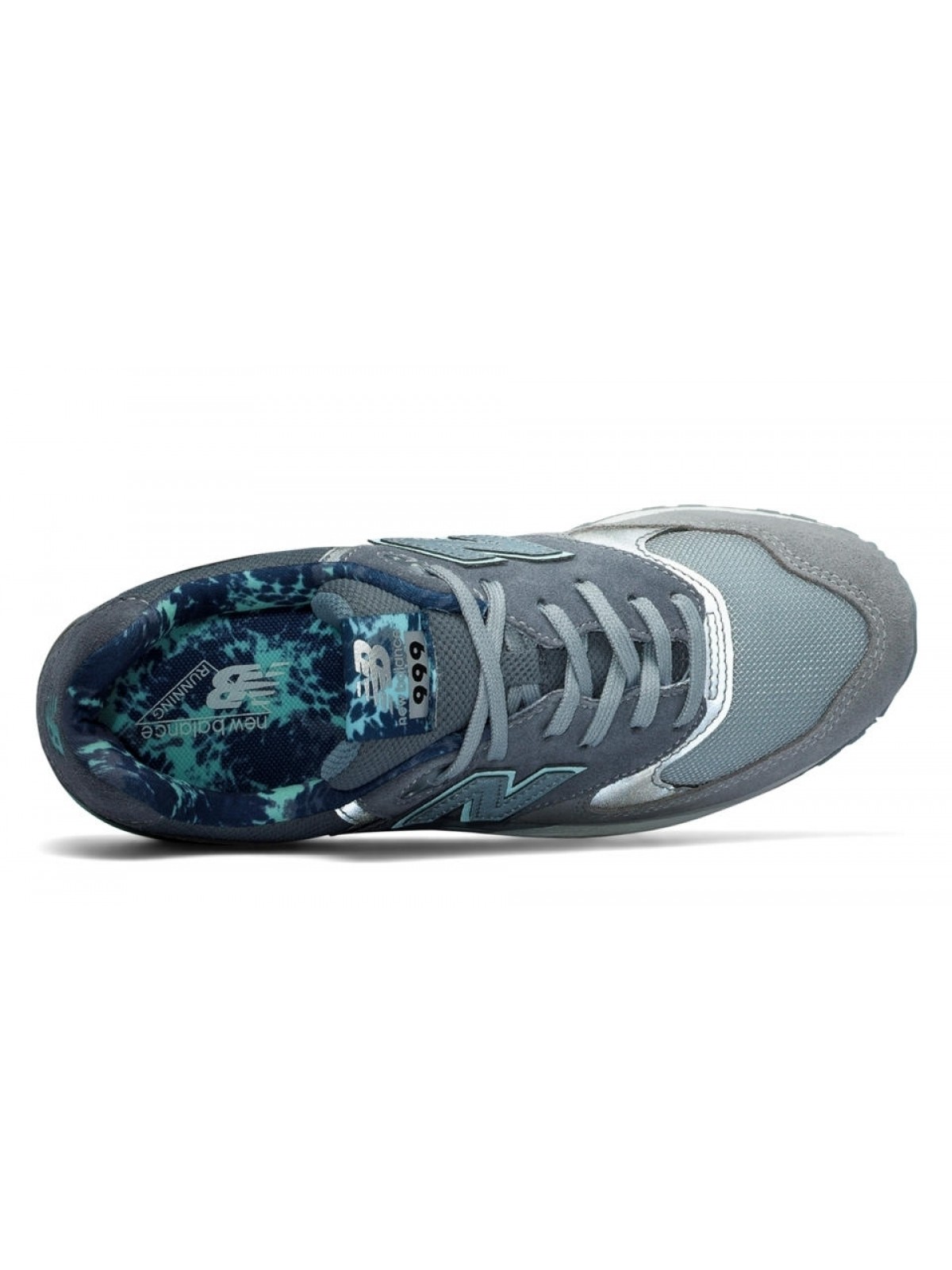 New Balance WL999 nylon su de gun meta