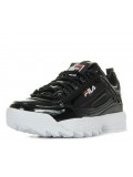 basket fila noir vernis